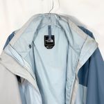 The North Face  XL Jacket Colorblock Windbreaker Hooded Blue‎ Hiking Coat C Photo 1