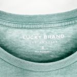 Lucky Brand NWT‎  Camp Clover Tee S Green Photo 3