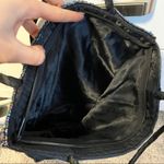 TONI Embroidered Beaded Floral Black Purse Photo 3