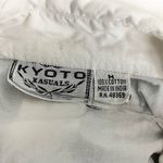 None VINTAGE Western Cowgirl Shirt 100% Cotton Southwest White 90s Size Medium Photo 4