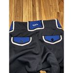 Boombah Women's Size 28 Black Royal Blue White Stripe Softball‎ Pants Cropped Photo 4