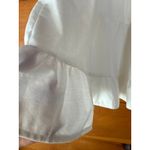 Lulus NWT  Tier-ly Delightful White Tie-Strap Tiered Bustier Mini Dress Short XL Photo 4