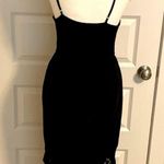 Xhilaration | Black adjustable spaghetti strapped highlow lacy dress Photo 5