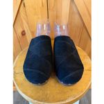 Splendid  Womens Suede Mule Black Platform Studded Clog Size 7.5 Photo 1