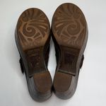 Born Womens Wenonah Platform Brown Leather Buckle Studded Mule Clogs S Photo 10