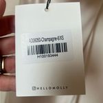 Hello Molly NWT  Champagne Satin Strapless Dress size 2 Photo 5