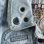 Bob Marley and the wailers embroidered Jean jacket june 18 1978 Blue Size XS Photo 3