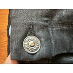 7 For All Mankind  Jeans Womens 31 Black Blair Denim Silver Stripe Skinny Pants Photo 3