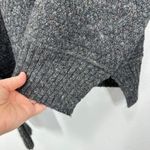 Blu Pepper  Gray Knit‎ Mockneck Sweater Women's Small Casual Winter Chunky Knit Photo 6