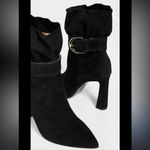 Joie  Alby Black suede buckle ankle bootie 7
$349 Photo 1