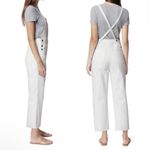 joe's jeans JOE’S JEANS WHITE DENIM WIDE LEG OVERALLS SIZE SMALL NWT Photo 1