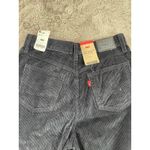 Levi's NWT  Women Corduroy High Waist Mom Jeans Straight Leg Denim 29/30‎ School Photo 3