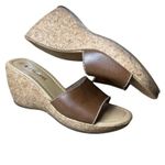 No Boundaries  Heeled Clog Sandals Open Toe Brown  Women's Size 9.5 Eur 42 Sku 21 Photo 4