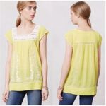 Anthropologie Anthro Moulinette Soeurs Peasant Blouse Women M Embroidery Cottagecore Boho Photo 1