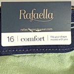 Rafaella Comfort Fit Stretch Dark Indigo Weekend Cuffed Skimmers Size 16 New! Photo 8