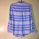 BeachLunchLounge NWT Beach Lunch Lounge Long Sleeve High Low Button Up Blouse Women Size Small Photo 3