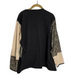 Vintage Keneth Too! Zoo Animal Giraffe Patchwork Overcoat Shirt XL Photo 3