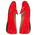 Geox  Annytah Red Suede Womens Loafers Size 40 EU 10 US Photo 4