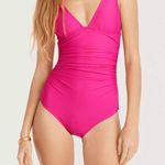 J.Crew Women’s Ruched V-Neck One Piece Size 6 Photo 0