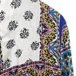 Chico's Chico’s Patchwork Linen Kimono Duster Jacket Photo 4