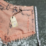 Vibrant M.I.U. Distressed Coral Cutoff Shorts Pink Size undefined Photo 3