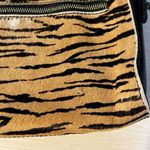 Patricia Nash Rectangle Tiger Calf Hair Black Leather Crossbody Bag Festival Photo 11