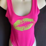Pink lips Onesie Body Suit Size L Photo 1