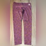 PINK - Victoria's Secret  pink grey tights Leggings Photo 1