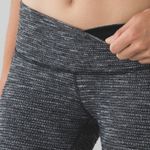 Lululemon  Wunder Under Pant III Coco Pique Black White Leggings Size 4 Photo 2