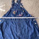 Disney Vtg 90s Winnie The Pooh Denim Shortalls Overall - Women's Sz 26W/… Photo 6