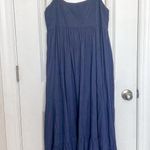 Free People  Isabella Maxi Dress Blue Depth Photo 3