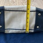 Prada Blue and Cream Satchel Photo 9