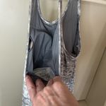 Athleta  Cressida Built-In Bra Gray White Space Dye Maxi Dress size XS Photo 3