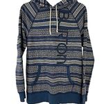 Boards Burton Durable Goods Blue Striped Logo Women’s Hoodie in Medium Photo 3