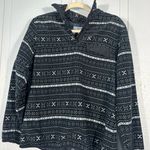 Jachs  Cabin Collection Black Women Fleece Pullover Sweater Size Large EUC Photo 1