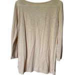 Lilly Pulitzer Beige Cream V Neck 3 Button Cotton Top Short Blouse Small Photo 1