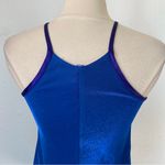 Vintage 90s Blue Reversible Cocktail Dress Size 8 Photo 10