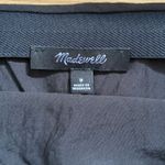 Madewell NWT  Sz 8 The Layton Solid Midi Slip Skirt in Black NL332 Photo 4