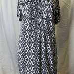 Valerie Bertinelli valeroe Bertinelli size 12, gray black, white geometric dress Photo 2
