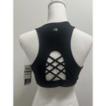 Ideology NWT  Crisscrossed Black Sports Bra Gray Sz Large Photo 5