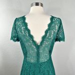 Diane Von Furstenberg  Green Fifi Lace Dress Photo 4