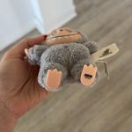 Pop Mart The Monsters Exciting Macaron Sesame Labubu Vinyl Pendant Keychain Gray Photo 2