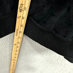 Joy Lab Velour Sweatshirt Womens Medium Black Oversized Velvet Lounge Comfy NWT Photo 4