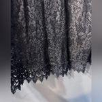 Tempo Paris , gray boho tunic with embroidered lace sequins, made in Italy, med Photo 3