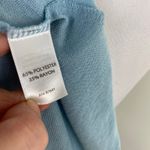 J.Jill  Light Blue V Neck Button Down Sharkbite Cardigan Sweater Medium Photo 6