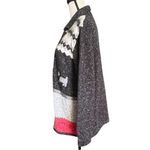 Vintage 90’s Dog Theme TANJAY Zipper front sweater cardigan. SZ. Large. Photo 2