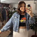 Lee x H&M Cropped Slouchy Denim Jacket Blue Photo 0