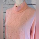 basic editions  Sweater High Neck Diamond Design Front w Pearl Details-XL Photo 2