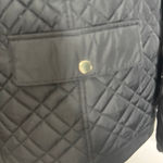 Charter Club Quilted Zip Front Jacket Women’s 3X Black Lightweight Gold Zip Photo 2