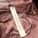 Mustard Seed NWT  flowy maxi open front dress With tie L Photo 11